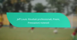 Jeff Louis: Risultati professionali, Premi, Prestazioni notevoli