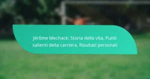 Jérôme Mechack: Storia della vita, Punti salienti della carriera, Risultati personali