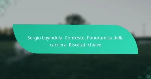 Sergio Luyindula: Contesto, Panoramica della carriera, Risultati chiave